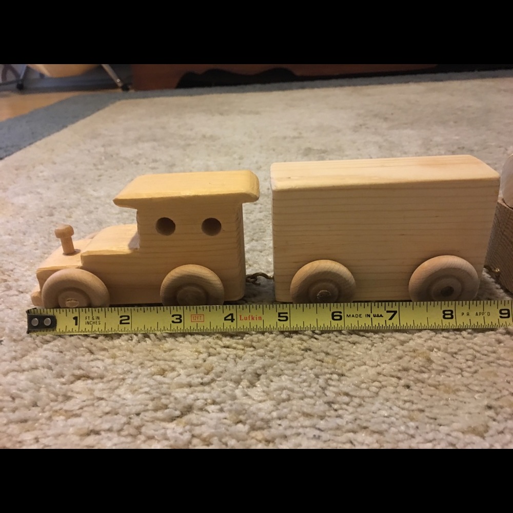 Wooden train set - Picture 2 of 10